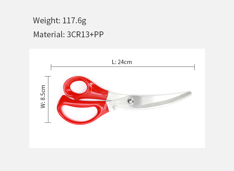 Bent Handle Barbecue /Roast Meat Scissors