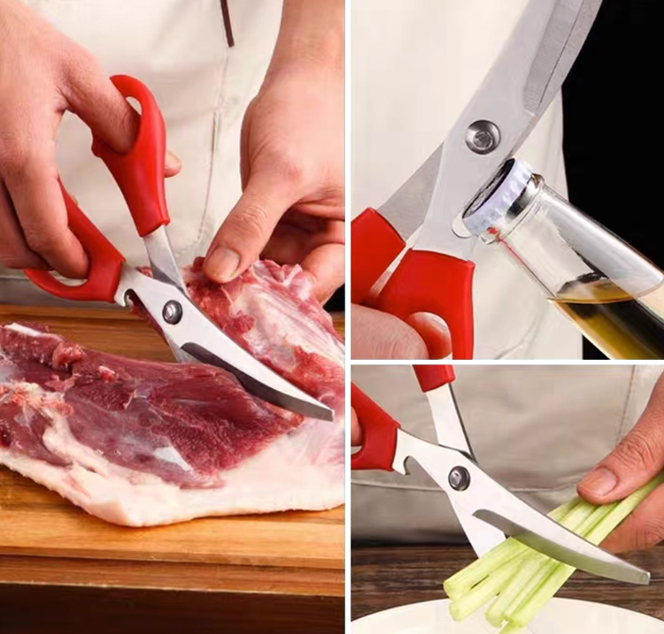 Bent Handle Barbecue /Roast Meat Scissors