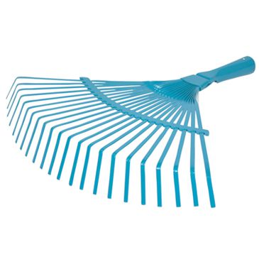 Garden Leaf  Rake Carbon Steel 22-Teeth Grass Rake