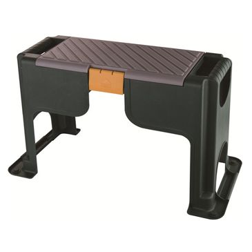 Garden Plastic Kneeler Pad Stool with Storage Box