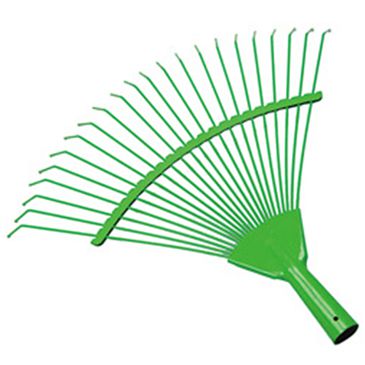 Garden Leaf  Rake Carbon Steel 22Teeth- Round wire