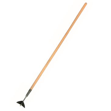 V Shape Garden Hoe With Wooden Handle