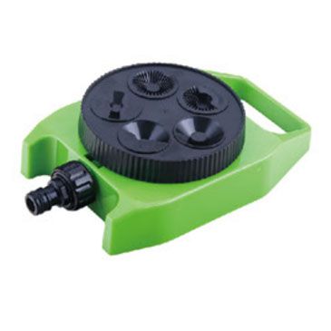 5 adjustable pattern plastic ground set sprinkler