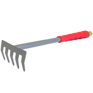 High Quality 5 Teeth Steel Grass Garden Rake