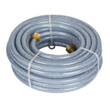 PVC hose with brass hose connector