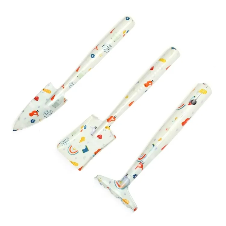 3PC Floral Printed Garden Tool Set