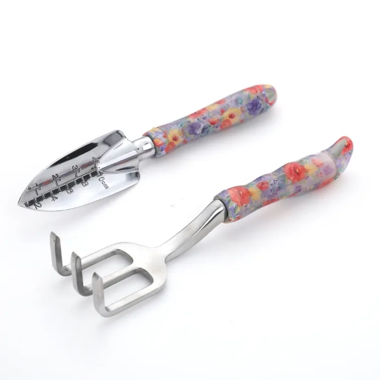 2PC Floral Printed Garden Tool Set