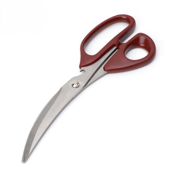 Bent Handle Roast Meat Scissors